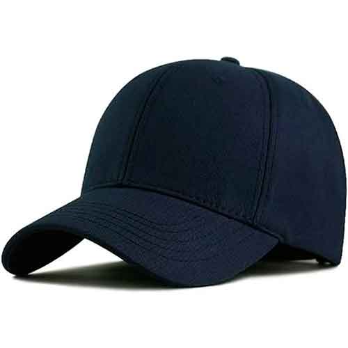 Gorra con vicera acrilica unicolor - Frente lisa